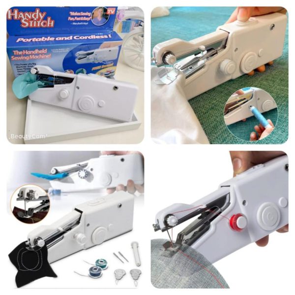 Handy Stitch Portable Cordless Sewing Machine | Quick Fabric Repairs & Easy Stitching Tool